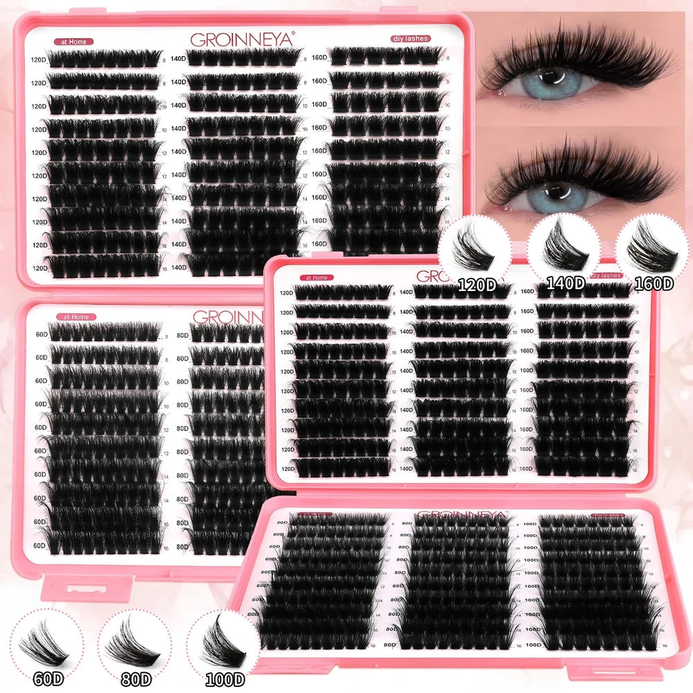 Groinneya Cat Eye Cluster Lashes